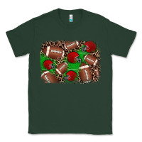 Sports Green american football helmet background Classic Tee - JahusDesignShop