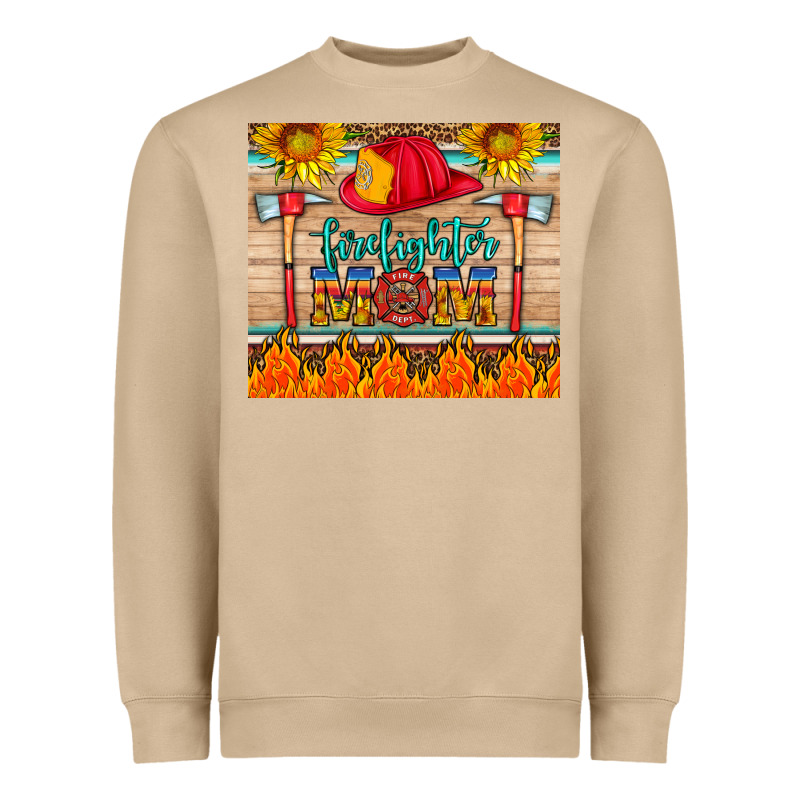 Firefighter Mom Heavyweight Sweatshirt by HRA Design Shop | Teevron
