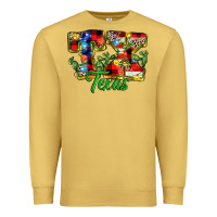 Antique Gold Christmas Texas Premium Sweatshirt - MaliasSmallBusiness