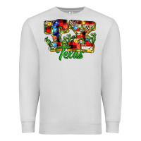 Dove Grey Christmas Texas Premium Sweatshirt - MaliasSmallBusiness