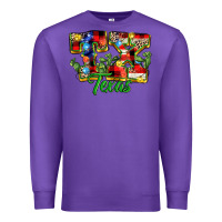 Purple Christmas Texas Premium Sweatshirt - MaliasSmallBusiness