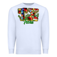 White Christmas Texas Premium Sweatshirt - MaliasSmallBusiness