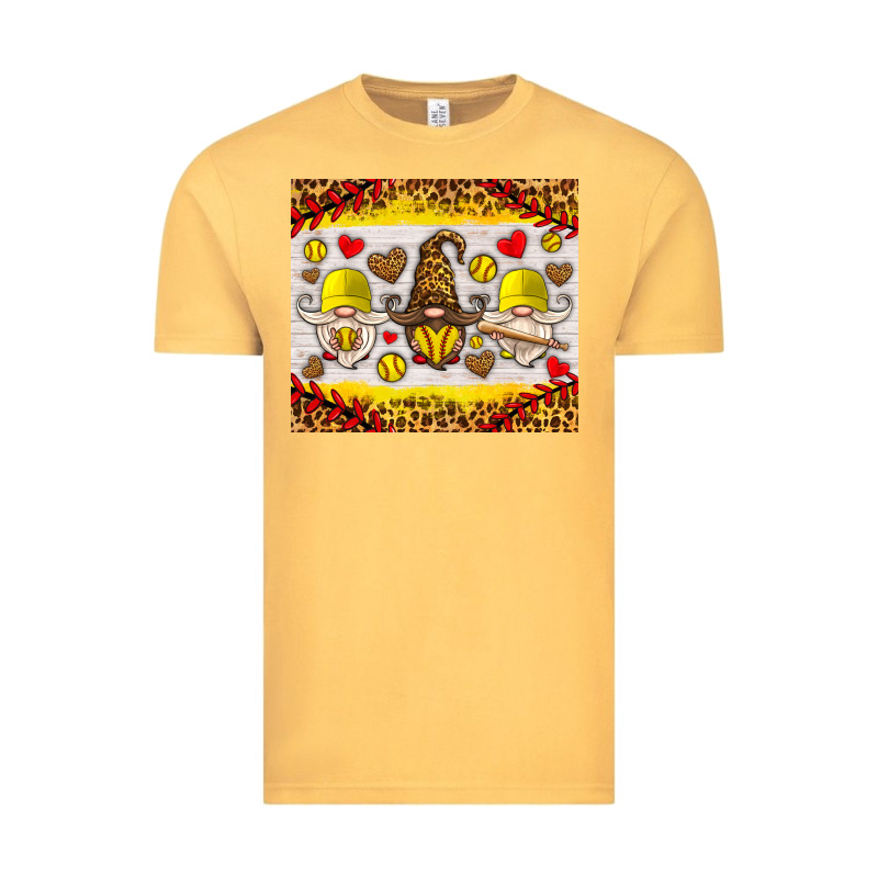 Softball Gnome Vintage Tee by HRA Design Shop | Teevron