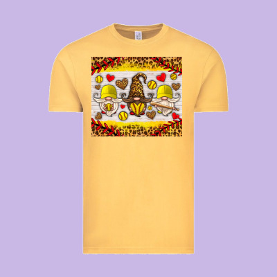 Softball Gnome Vintage Tee Designed By Hra Design Shop