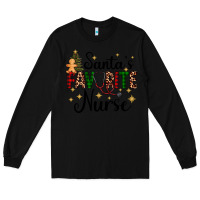 Black santa's favorite nurse Long Sleeve Tee - AdoDesignShop