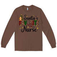 Chestnut santa's favorite nurse Long Sleeve Tee - AdoDesignShop