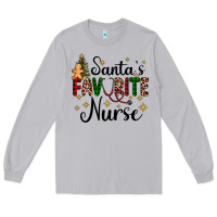 Moon Dust santa's favorite nurse Long Sleeve Tee - AdoDesignShop