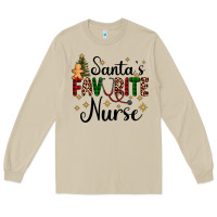 Mushroom santa's favorite nurse Long Sleeve Tee - AdoDesignShop