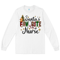 White santa's favorite nurse Long Sleeve Tee - AdoDesignShop