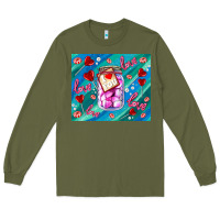 Army Green sugar with love Long Sleeve Tee - AdoDesignShop