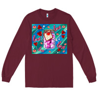 Burgundy sugar with love Long Sleeve Tee - AdoDesignShop