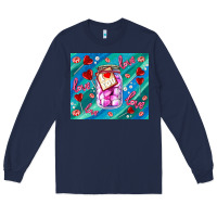 Navy sugar with love Long Sleeve Tee - AdoDesignShop