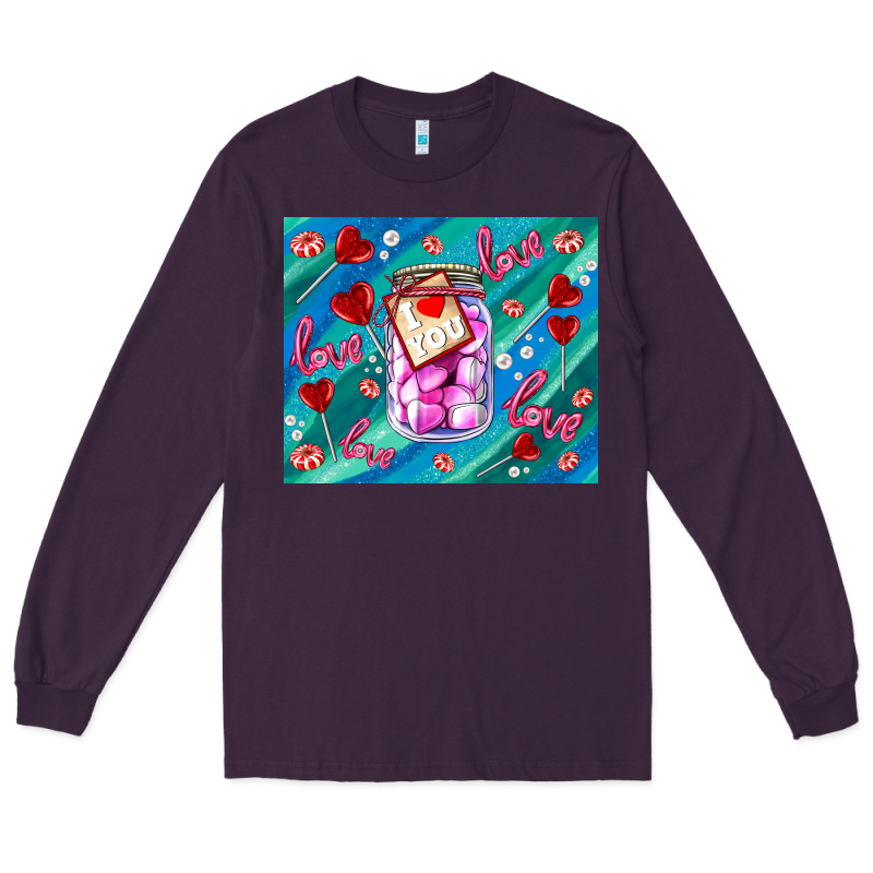 Sugar With Love Long Sleeve Tee by AdoDesignShop | Teevron