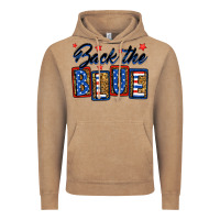 Vintage Coffee Back the blue Vintage Hoodie - Neo Western