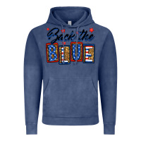 Vintage Denim Back the blue Vintage Hoodie - Neo Western