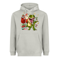 Moon Dust Christmas dinosaur Heavyweight Hoodie - MaliasSmallBusiness
