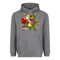 Storm Christmas dinosaur Heavyweight Hoodie - MaliasSmallBusiness