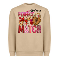 Mushroom we're a perfect match Heavyweight Sweatshirt - OliviaCreatesArt