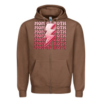Chestnut mom of both girls Zipper Hoodie - MaliasSmallBusiness