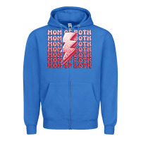 True Royal mom of both girls Zipper Hoodie - MaliasSmallBusiness