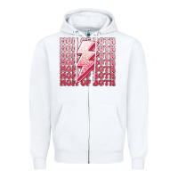 White mom of both girls Zipper Hoodie - MaliasSmallBusiness