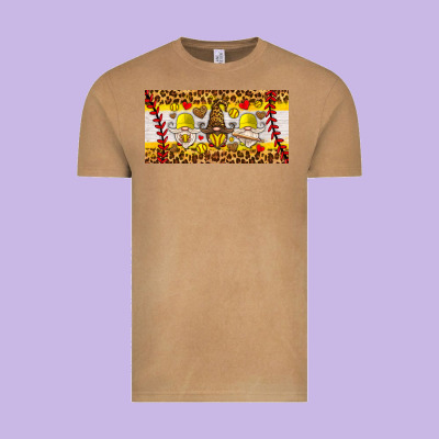 Softball Gnome License Plate Vintage Tee Designed By Hra Design Shop