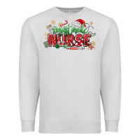 Dove Grey Registered Nurse Christmas Premium Sweatshirt - MaliasSmallBusiness