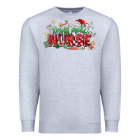Heather Grey Registered Nurse Christmas Premium Sweatshirt - MaliasSmallBusiness
