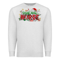 Oatmeal Heather Registered Nurse Christmas Premium Sweatshirt - MaliasSmallBusiness