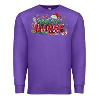 Purple Registered Nurse Christmas Premium Sweatshirt - MaliasSmallBusiness