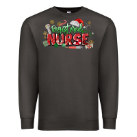 Smoke Registered Nurse Christmas Premium Sweatshirt - MaliasSmallBusiness
