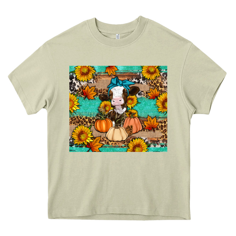 Cow Fall Pumpkin Heavy Core Tee by Artiststas | Teevron
