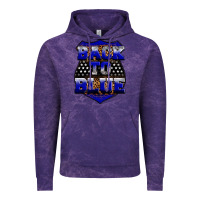 Cloud Purple Back the blue Vintage Hoodie - Neo Western