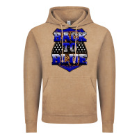 Vintage Coffee Back the blue Vintage Hoodie - Neo Western