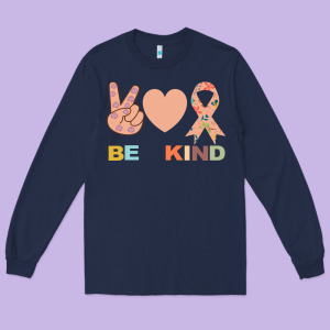Be Kind Long Sleeve Tee Designed By Bettercallsaul