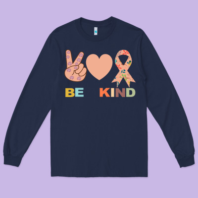 Be Kind Long Sleeve Tee Designed By Bettercallsaul