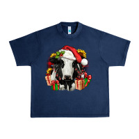 Navy christmas holstein Urban Heavy Tee - JahusDesignShop