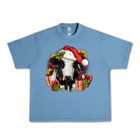 Pebble Blue christmas holstein Urban Heavy Tee - JahusDesignShop