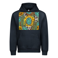 Western Cactus With Sunflowers And Turquoise Tumbler Tbs Urban Hoodie | Teevron