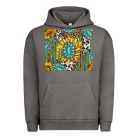 Pigment Tornado western cactus with sunflowers and turquoise tumbler tbs Urban Hoodie - TumblerDesignByShophia
