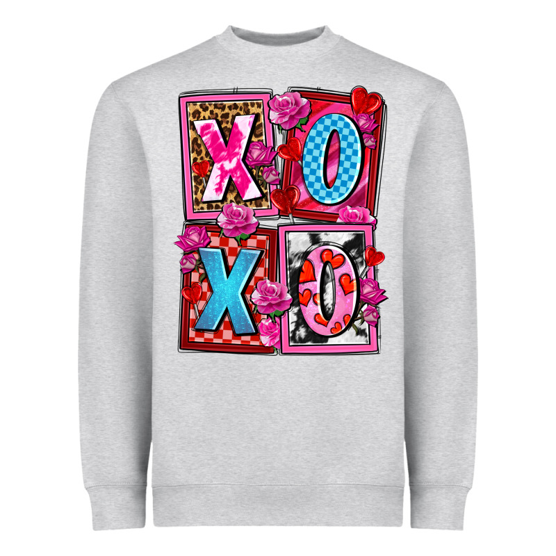 Xoxo With Roses And Candies Olivia Heavyweight Sweatshirt by OliviaCreatesArt | Teevron