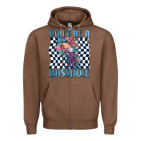 Chestnut dont be a basshole Zipper Hoodie - MaliasSmallBusiness