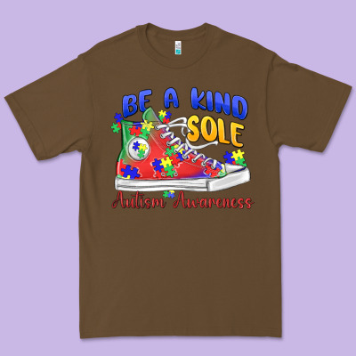 Premium Tee be a kind sole autism awareness