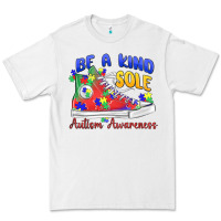 White be a kind sole autism awareness Premium Tee - MaliasSmallBusiness