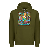 Army Green hot mom summer Premium Hoodie - BarkalooDesign