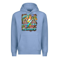 Colony Blue hot mom summer Premium Hoodie - BarkalooDesign