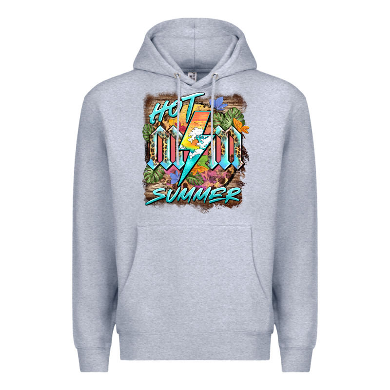 Hot Mom Summer Premium Hoodie by BarkalooDesign | Teevron