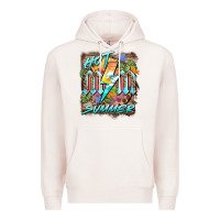 Pale Pink hot mom summer Premium Hoodie - BarkalooDesign