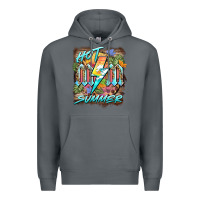 Rock hot mom summer Premium Hoodie - BarkalooDesign