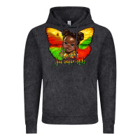 Vintage Black juneteenth butterfly black girl Vintage Hoodie - HRA Design Shop